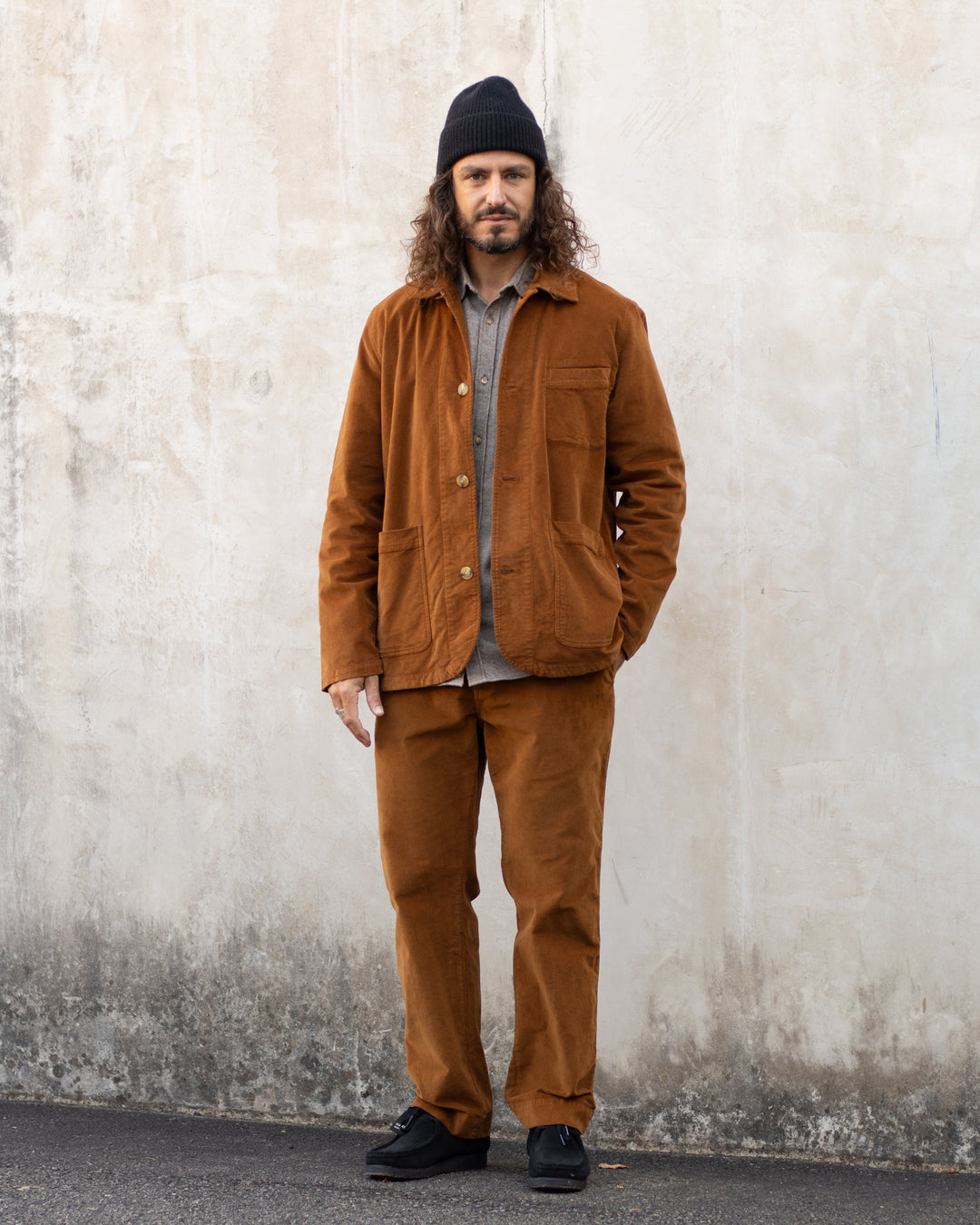 Aberlour Pant In Tobacco Cotton Moleskin