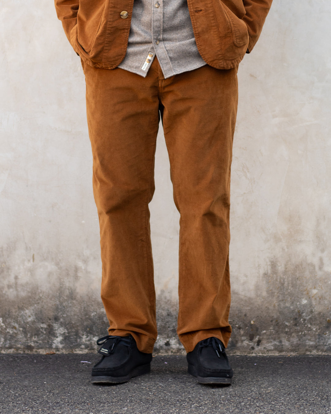 Aberlour Pant In Tobacco Cotton Moleskin