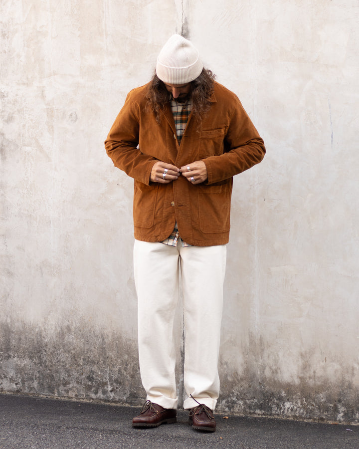 Huntly Jacket in Tobacco Moleskin