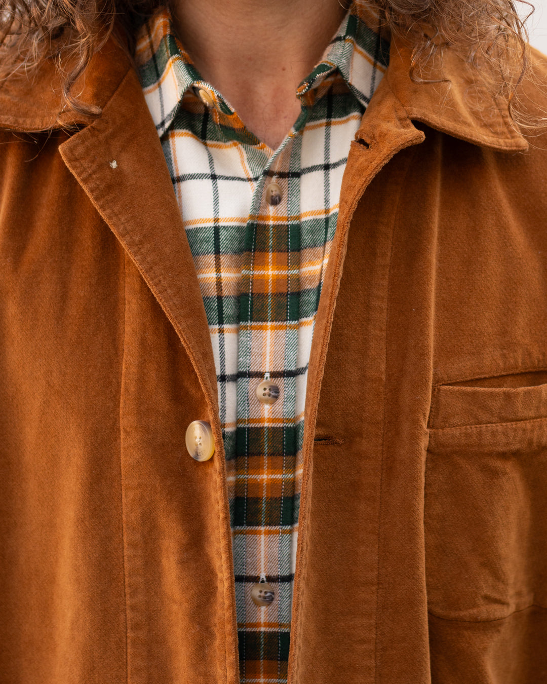 Huntly Jacket in Tobacco Moleskin