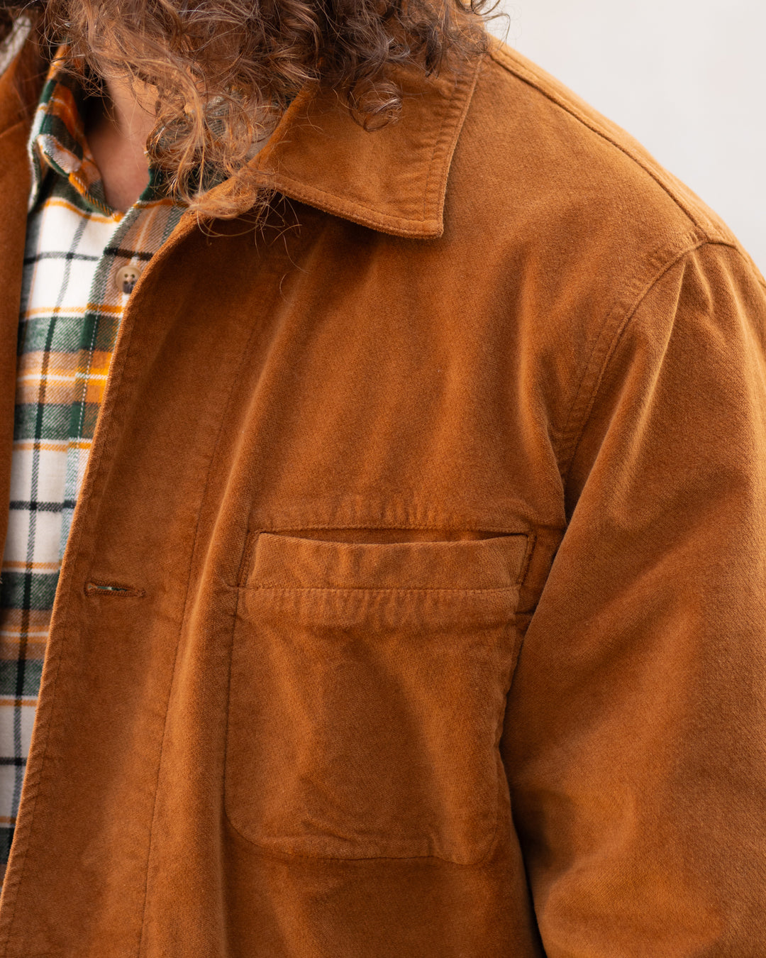 Huntly Jacket in Tobacco Moleskin