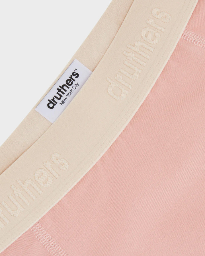 Organic Cotton Boxer Briefs Dusty Pink