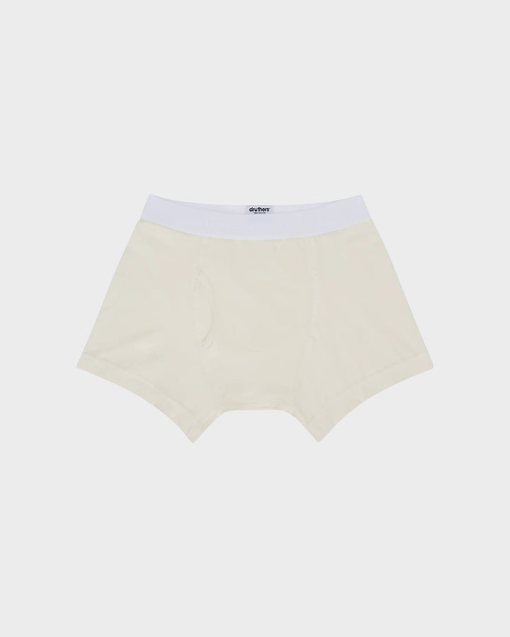 Organic Cotton Boxer Briefs Off White