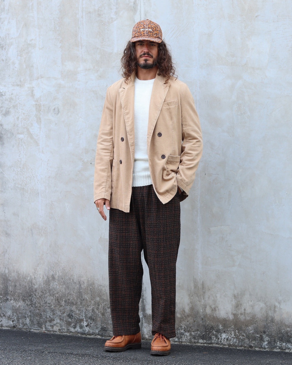 Oxford Pant Alburquerque Check Black Olive