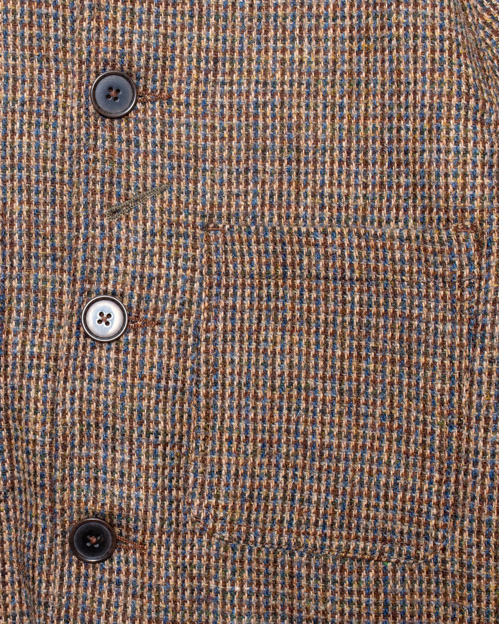 Bakers C Jacket Harris Tweed Plaid Brown