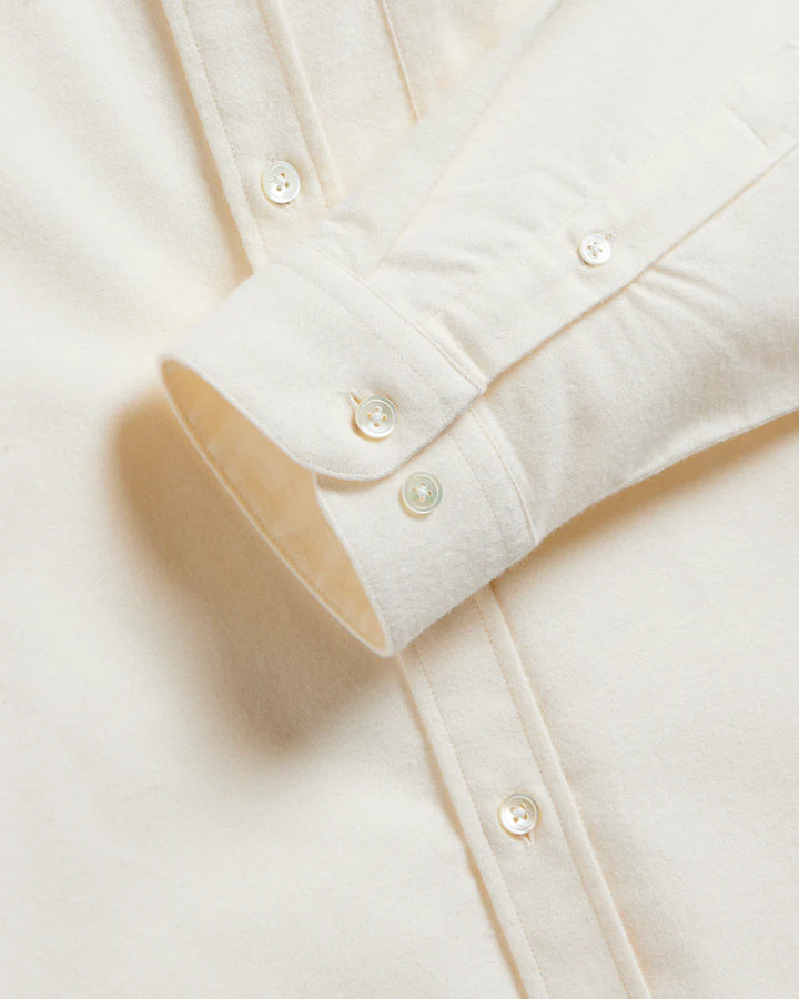 Brushed Oxford Shirt Ecru