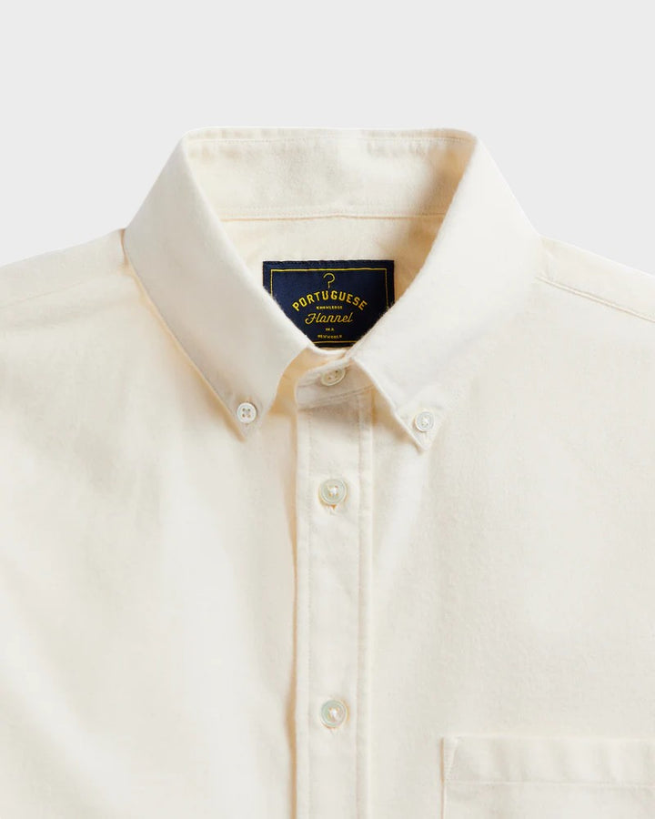 Brushed Oxford Shirt Ecru