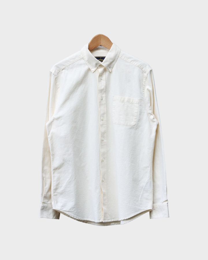 Brushed Oxford Shirt Ecru