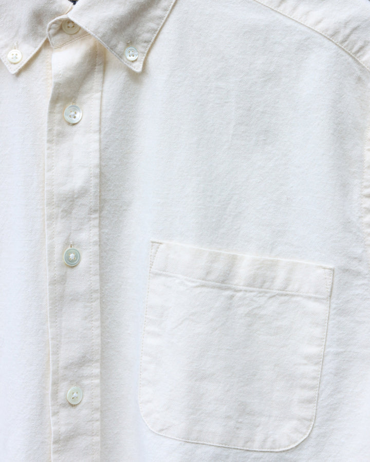 Brushed Oxford Shirt Ecru