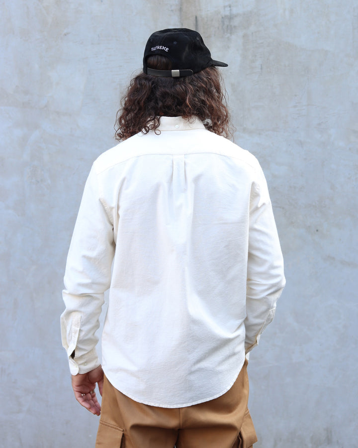 Brushed Oxford Shirt Ecru