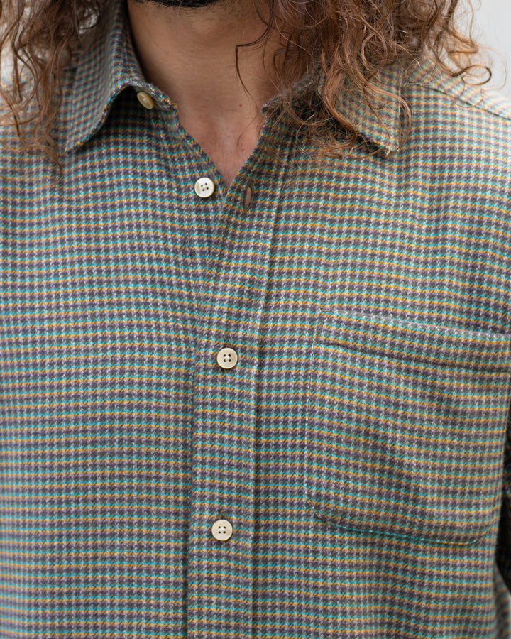 Dylan Plaid Flannel Shirt Multicolore