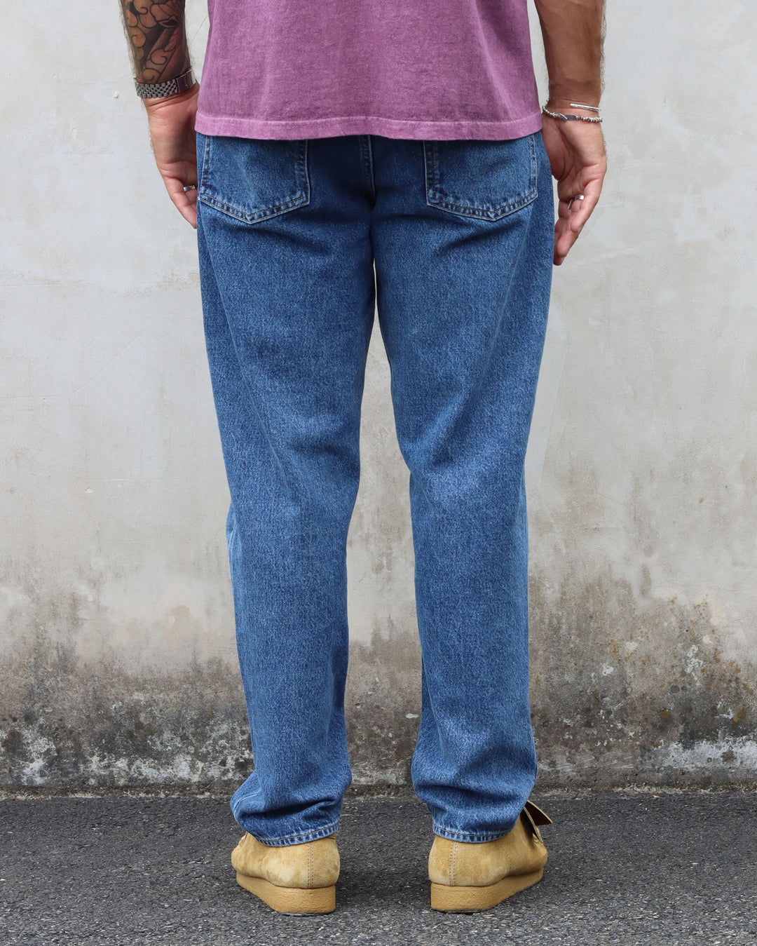 Cosmos Pant Blue Mid Marble Wash