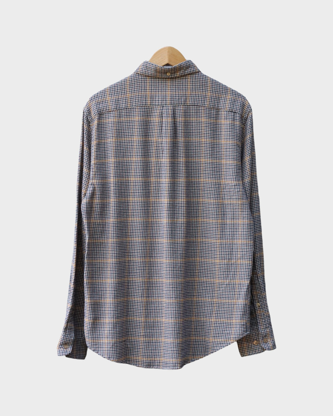 Singer Houndstooth Flannel Shirt Brown/Blue