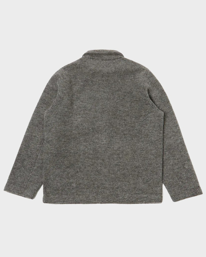 Field Jacket Wool Fleece Grey Marl