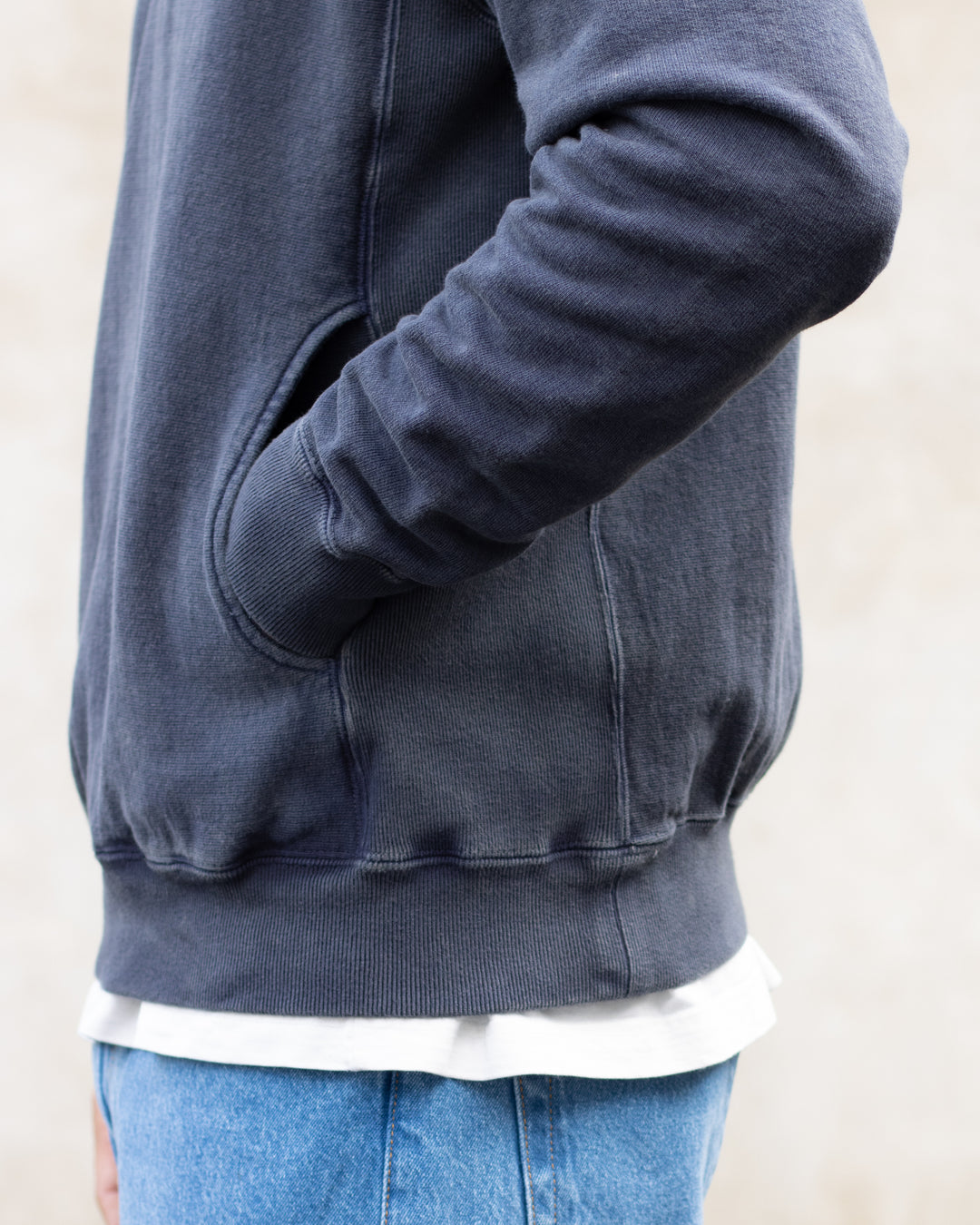 Heavy Crew Sweat P-Navy