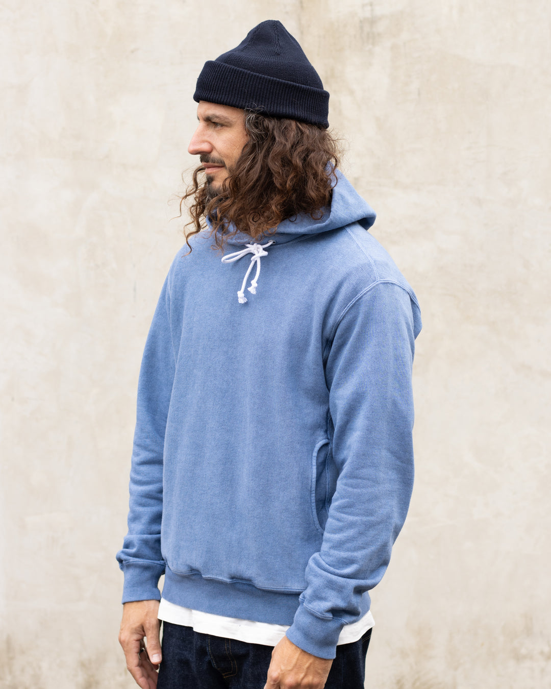 Heavy Pullover Hood Sweat P-Ajisai