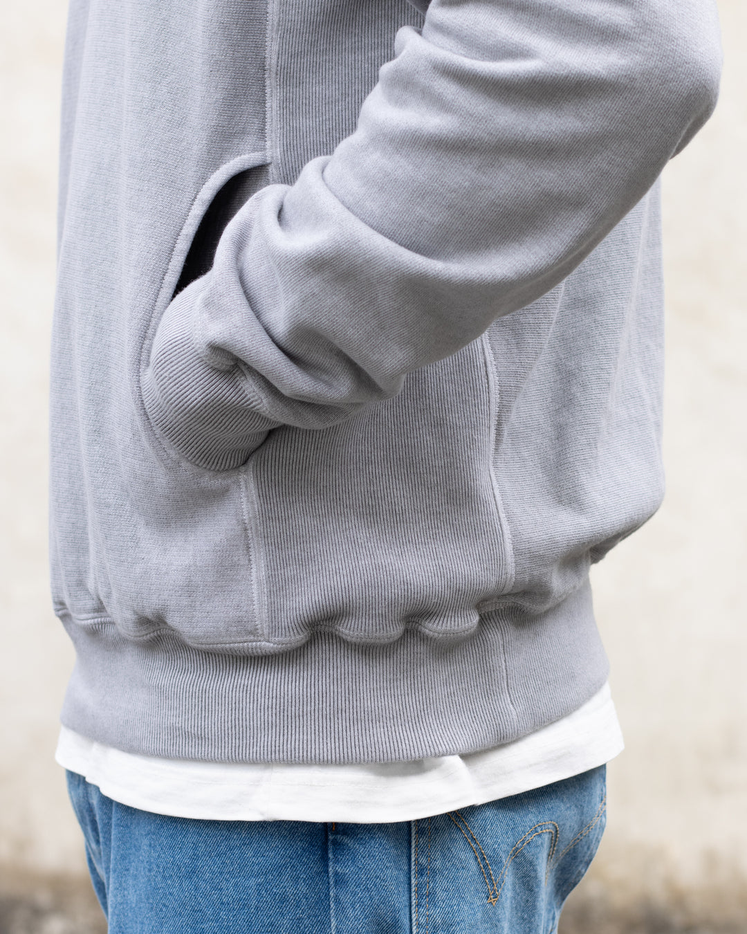 Heavy Pullover Hood Sweat P-Ash