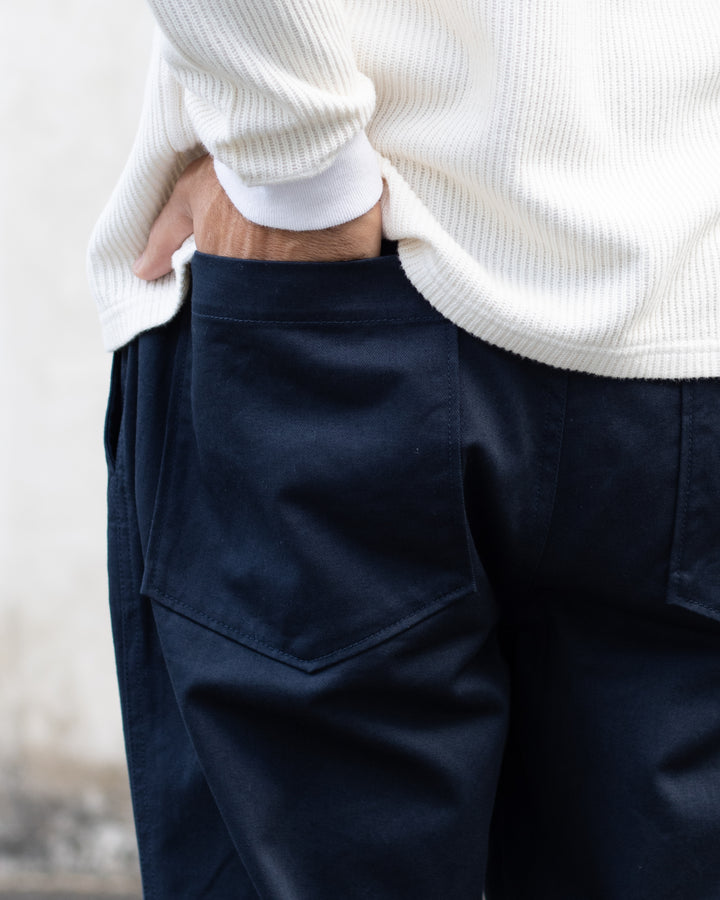 Hi Water Trouser Navy Twill