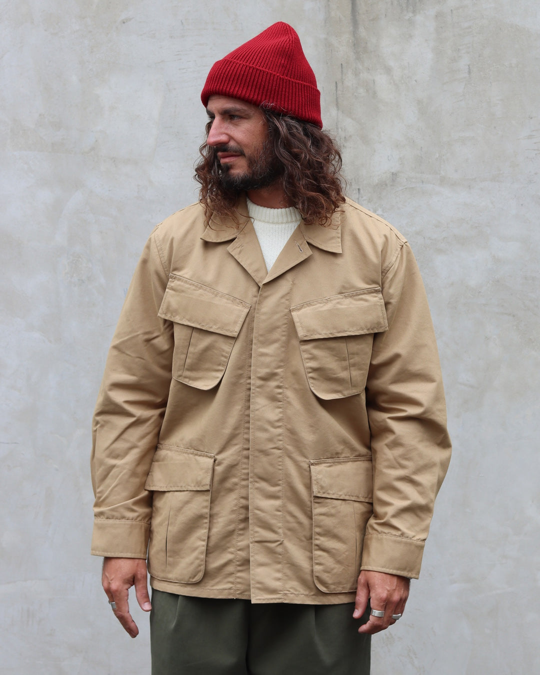 Jungle Jacket Brushed Polytech Sand