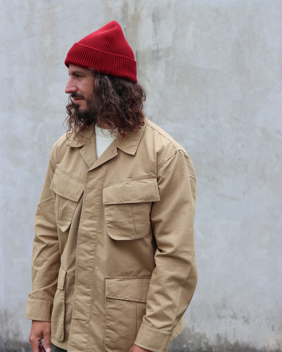 Jungle Jacket Brushed Polytech Sand