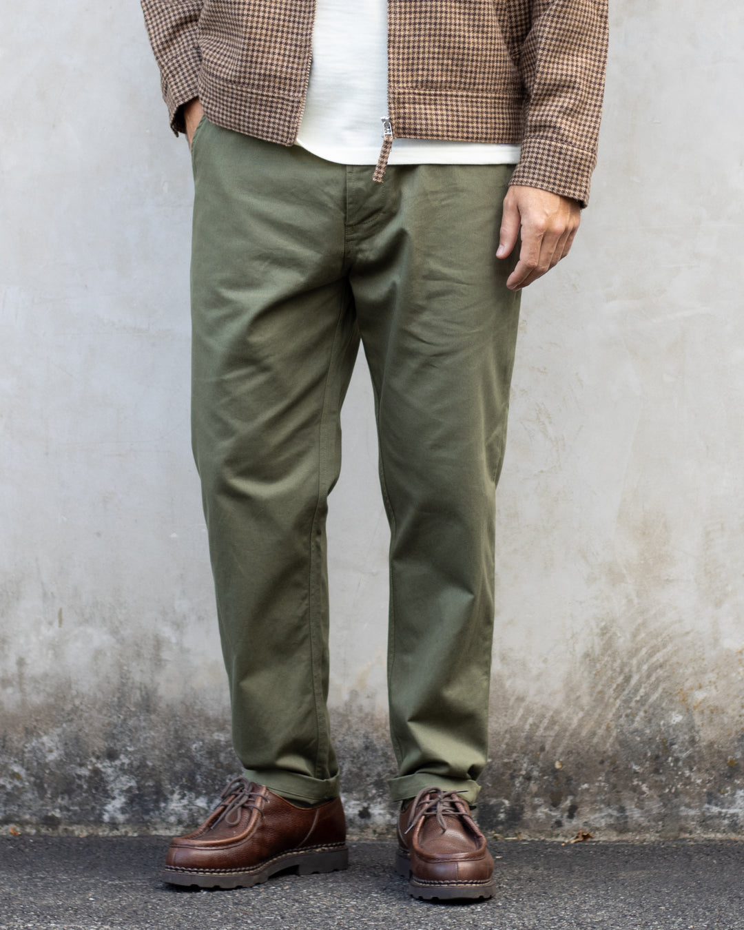 Military Chino Light Olive Twill