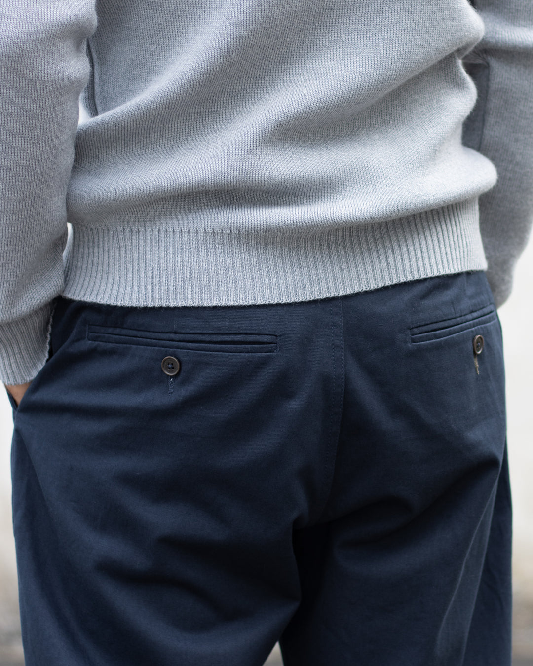 Military Chino Light Navy Twill