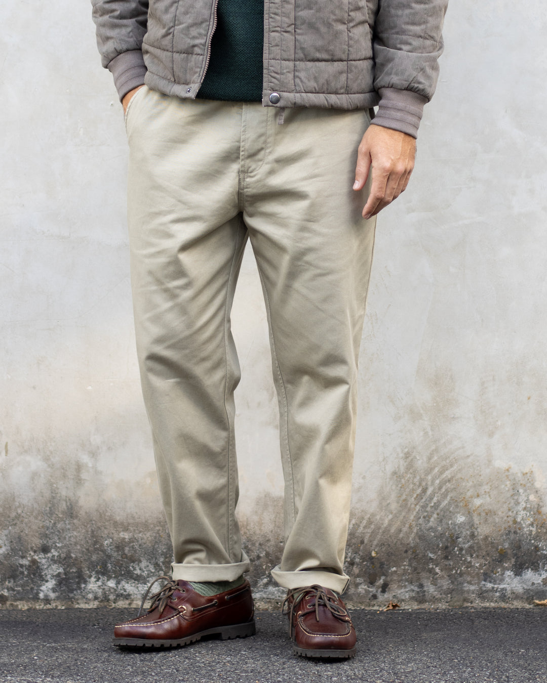 Military Chino Stone Twill