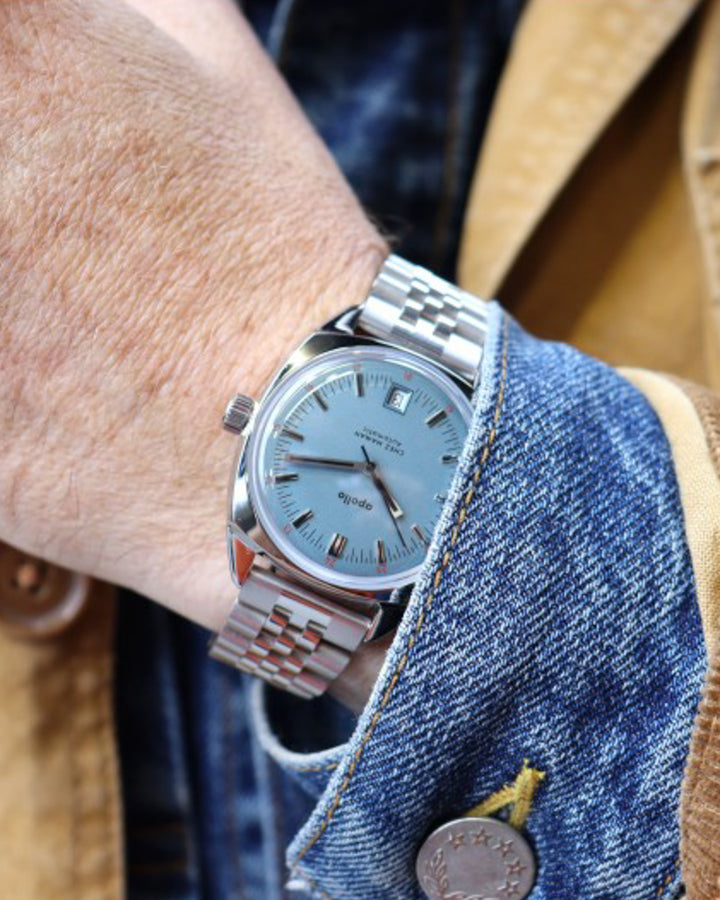 Montre Apollo Faded Denim sand jubilee