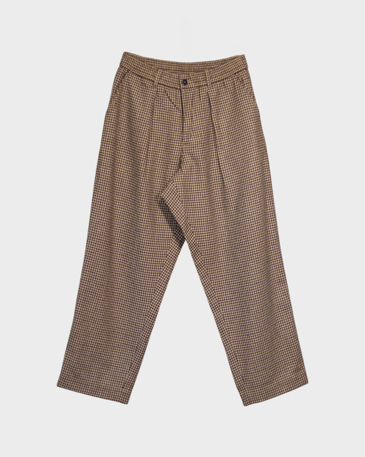 Oxford Pant Houndstooth Tweed Sand