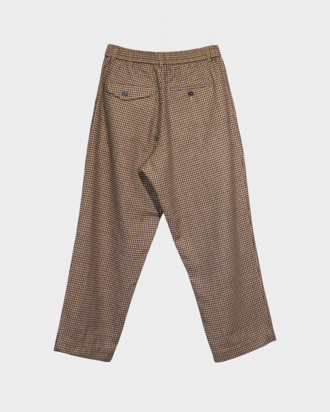 Oxford Pant Houndstooth Tweed Sand