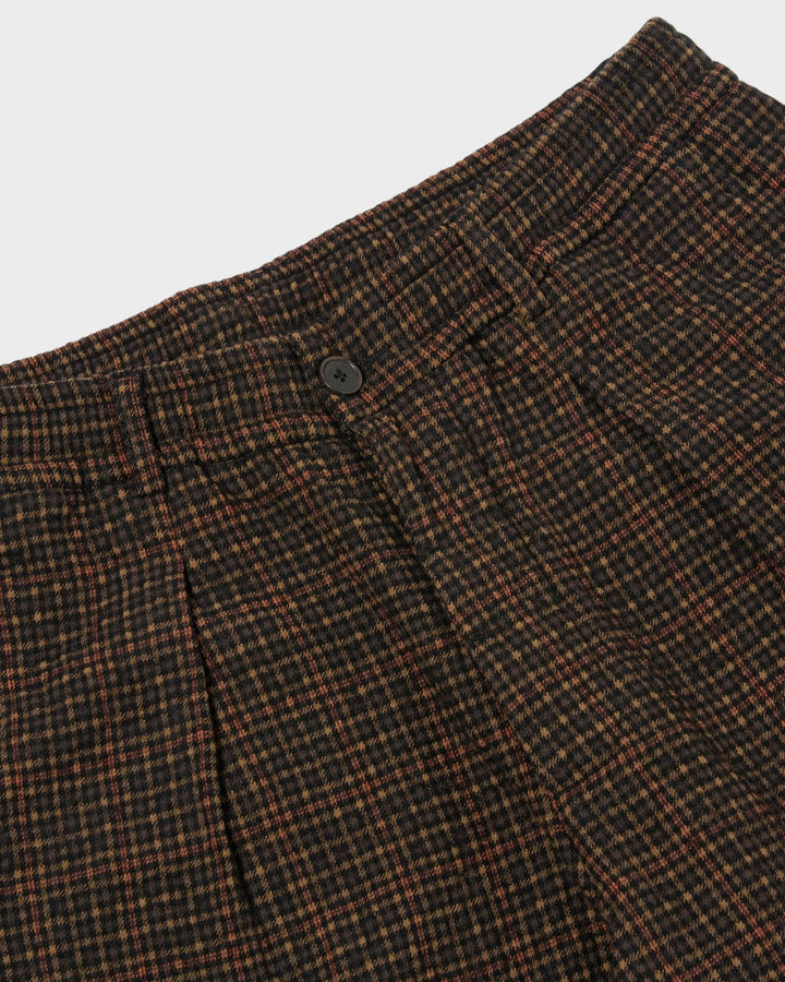 Oxford Pant Alburquerque Check Black Olive