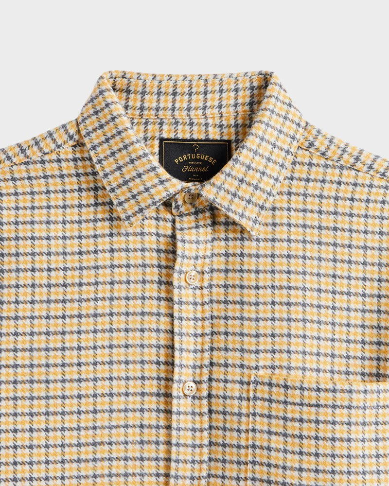 Plate Plaid Flannel Shirt Grey/Yellow