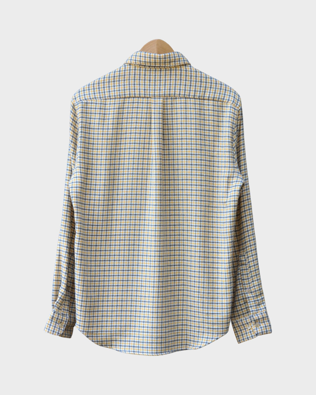 Plate Plaid Flannel Shirt Grey/Yellow