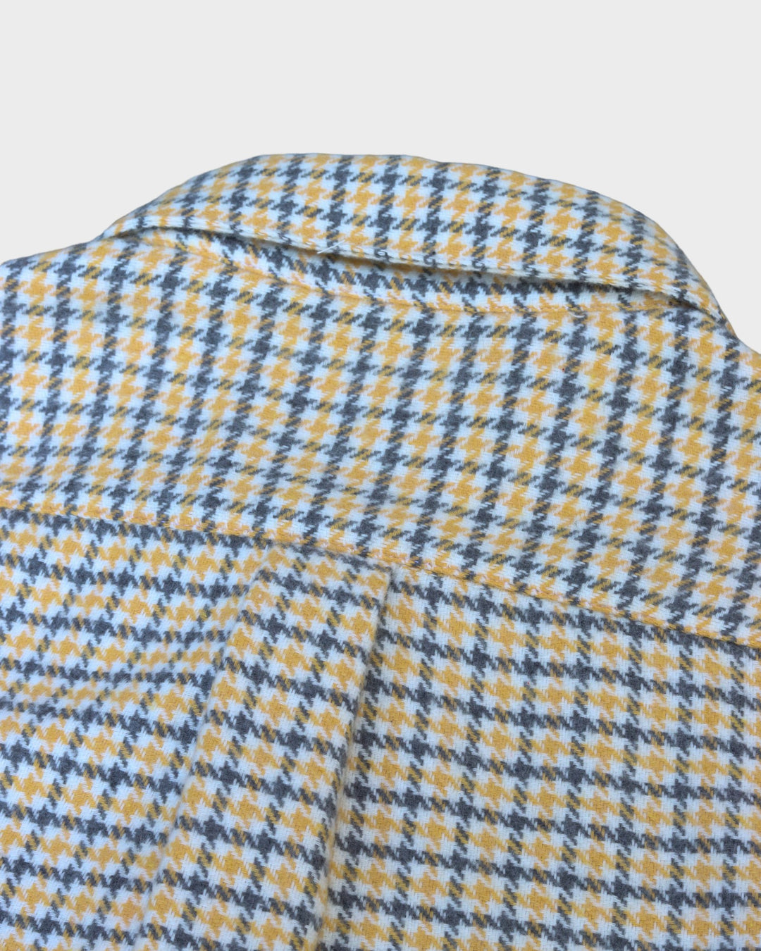 Plate Plaid Flannel Shirt Grey/Yellow