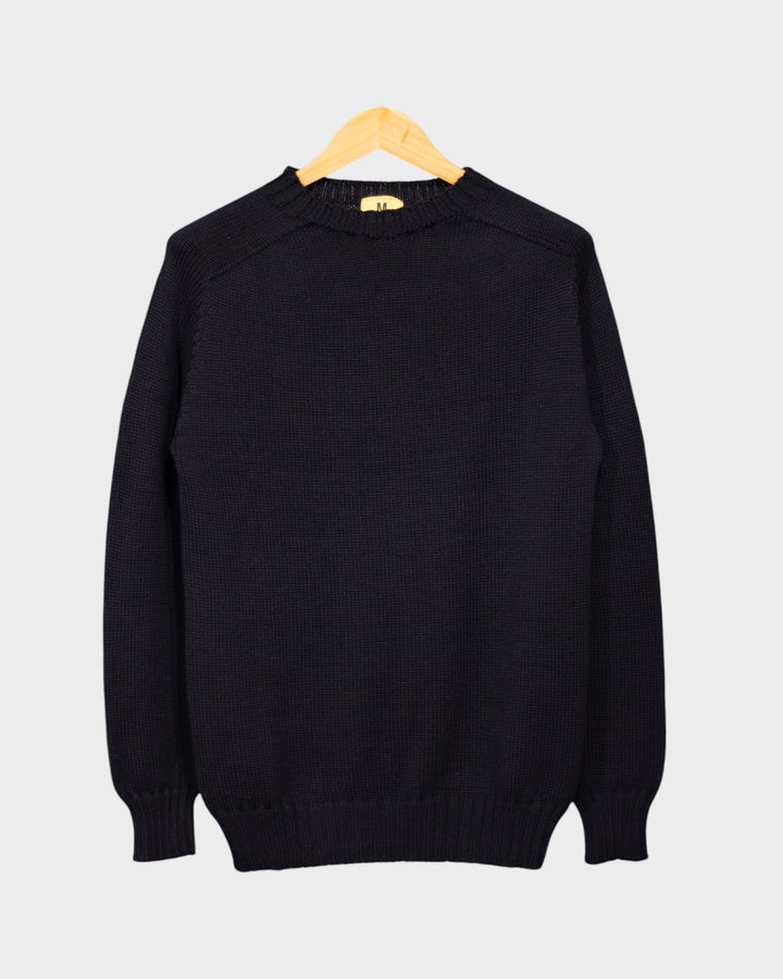 Pull Garbis Col Rond Marine