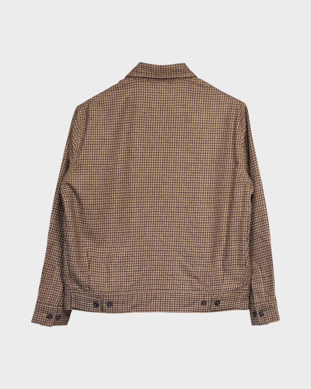 Rose Bowl Jacket Houndstooth Tweed Sand