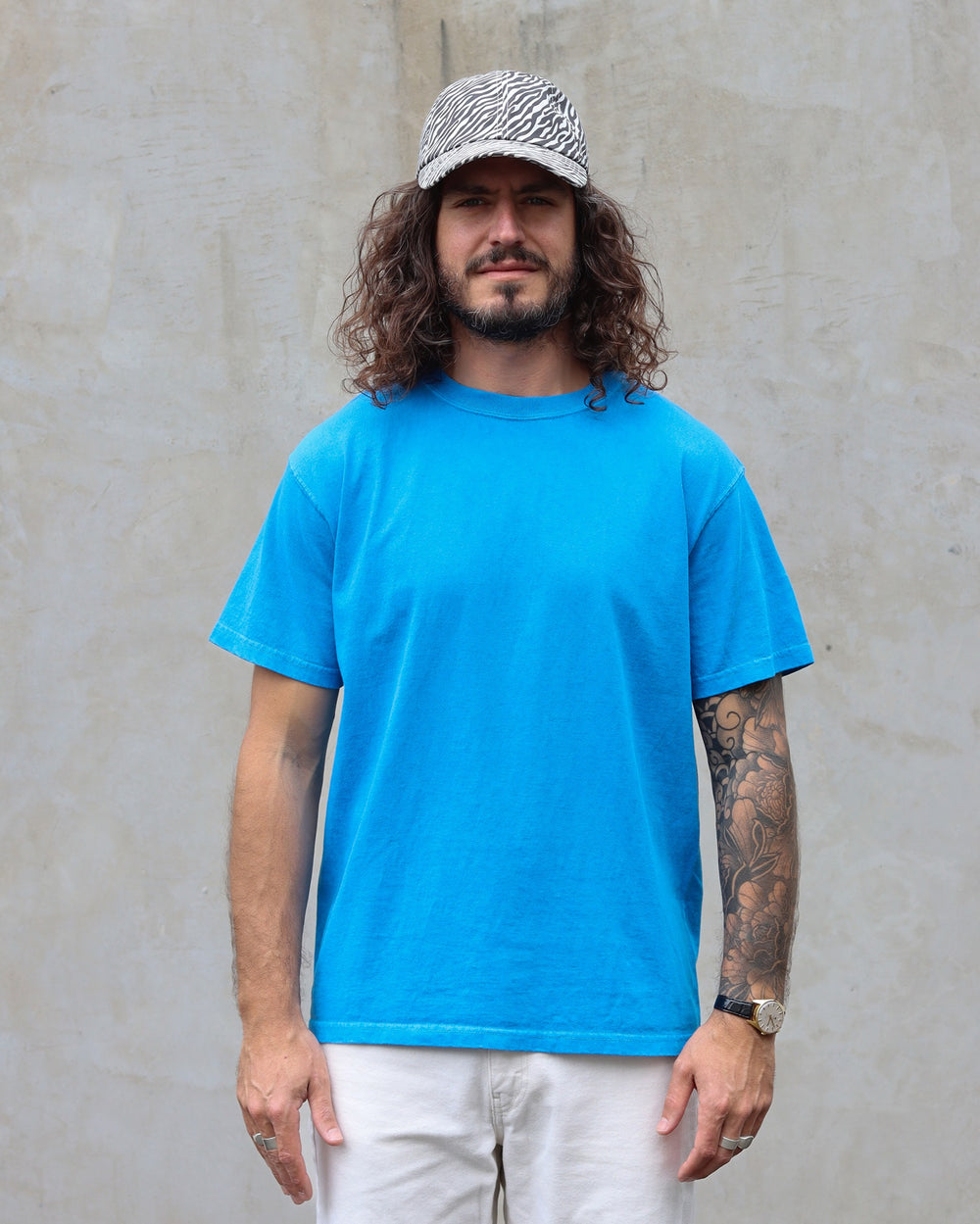 Short Sleeve Crew T-shirt P-Turquoise