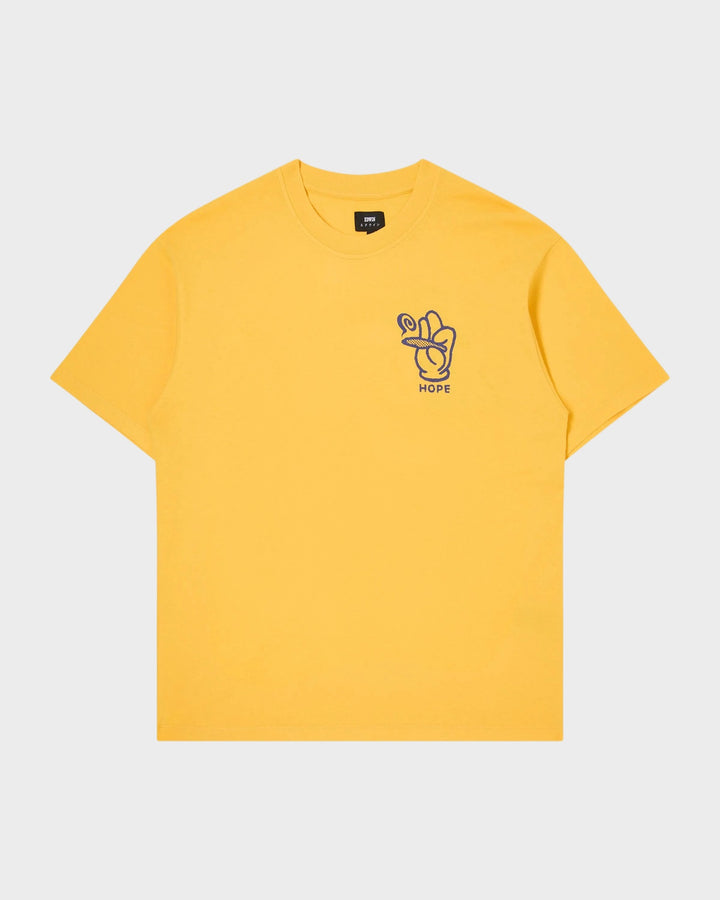 T-shirt Hope Provider Lemon Chrome Garment Washed