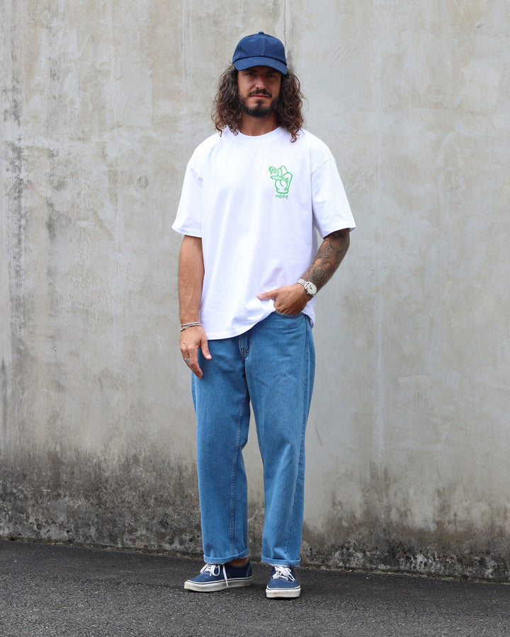 T-shirt Hope Provider White Garment Washed